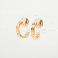 Cartier ラブピアス　ミニ　YG 楽天市場】カルティエ CARTIER ラブ ピアス K18YG シングル 片耳