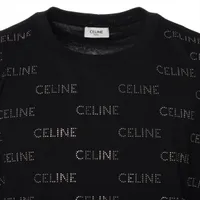 Celine Hedi Period Cotton T-shirt XL Men's Black 2X61C671Q Studs