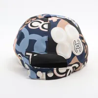 CHANEL キャップ　カメリア　ココマーク　クローバー シャネル ココマーク ロゴ 23P キャップ コットン マルチカラー