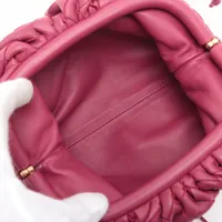 ボッテガヴェネタ レザーポーチ ピンク BOTTEGA VENETA（ボッテガヴェネタ）ポーチ ピンク サイズ