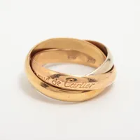 カルティエ トリニティ リング 750(YG×PG×WG) 8.2g 53 A3705740｜中古