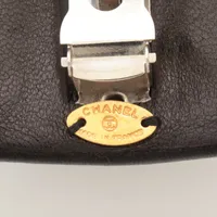 服/ファッション 【CHANEL/シャネル】 ココマーク バレッタ レザー/GP 