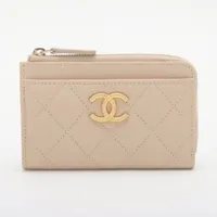 CHANEL シャネル マトラッセ フラグメントケースラージ グレー キャビアスキン ウォレット ゴールド金具 楽天市場】CHANEL(シャネル) マトラッセ フラグメントケースラージ