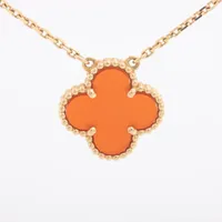 ヴァンクリーフ&アーペル　ヴィンテージアルハンブラ　カーネリアン Van Cleef ＆Arpels ヴァンクリーフ&アーペル ヴィンテージ