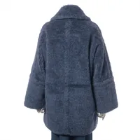 MaxMara studio アルパカ&モヘア混　ショート丈コート42（LL） Max Mara マックスマーラ アウター コートジャケット OLGA