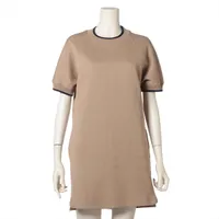 マックスマーラ AGORAIO ロングドレス コットン ベージュ Max Mara Agoraio ドレス | ブラウン | FARFETCH JP