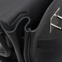 エルメス ケリー ドゥブルトゥール エヴァー カーフ □H ブラック シルバー レザーブレスレット 《ケリー》 ドゥブルトゥール | Hermès