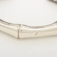 グッチ バンブー バングル 925 22.3g シルバー A3708321｜中古