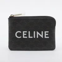セリーヌ コインケース キルティングCチャーム 正規品 美品 グレー セリーヌ コインケース キルティングCチャーム 正規品 美品 グレー
