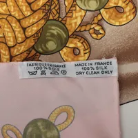 エルメス カレ90 BRANDEBOURGS ブランデンブルク飾り スカーフ シルク