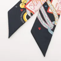 エルメス ツイリー PIQUE DAME DE COEUR ハートのクイーン スカーフ