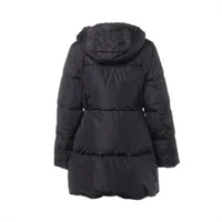 SISLEY ダウンコート ブラック F レディース メタルバックル プラダ PRADA PRADA ダウンジャケット 29Y966 1WQ8 Re－Nylon