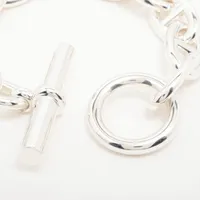エルメス シェーヌダンクルTGM ブレスレット 10コマ 925 98.5g