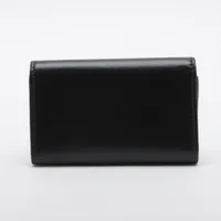 セリーヌ トリオンフ レザー キーケース ブラック A3709126