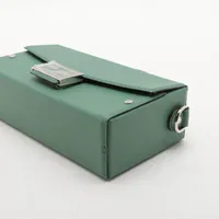 フェンディ ズッカ ソフトトランク バゲット レザー 2WAYハンドバッグ