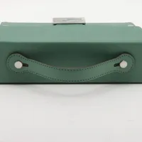 フェンディ ズッカ ソフトトランク バゲット レザー 2WAYハンドバッグ