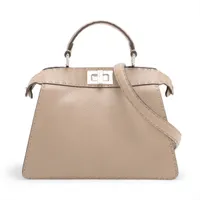 FENDI 2WAYバッグ セレリア レザー ピーカブー アイシーユー スモール PEEKABOO 未使用品 FENDI フェンディ ピーカブー スモール