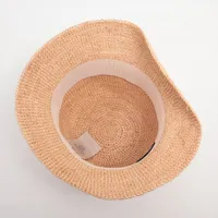 グッチ　ラフィアハット　麦わら帽子 グッチ 553574 ダブルG ハット XS ラフィア ナチュラル GG