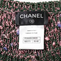 CHANELシャネル 優雅なCOCOマーク柄ニット／ベスト美品未使用size38 chanel 》 MODEL : P73252K10534 / P70834K10086 SIZE : 34 / 36