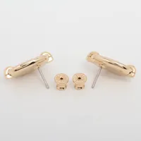 エルメス ミニマイヨン ピアス(両耳用) GP ゴールド A3711668