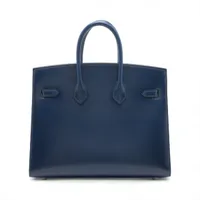 HERMES25フェルト エルメス バーキン25 ゴーチーム フェルトxスイフト ブルー