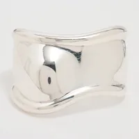 希少◇ティファニー ルテニウム エルサペレッティ ボーンカフ バングル 左手 1978】TIFFANY&Co. ティファニー エルサ ペレッティ ボーンカフ