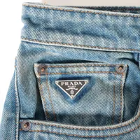 プラダ トライアングルロゴ 22年 コットン デニムパンツ 26