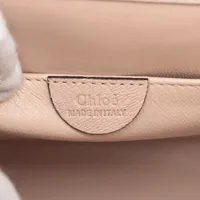 クロエ エルシー レザー チェーンショルダーバッグ ピンク