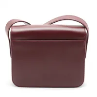 Cartier レザー ボルドー レディース ショルダーバッグ 8872 Cartier レザー ボルドー レディース ショルダーバッグ 8872