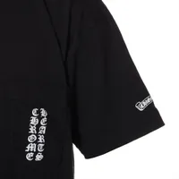 クロムハーツ Tシャツ コットン サイズXL ブラック スクロールラベル