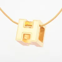 最終お値下げ　エルメス カージュドアッシュ Hキューブ ペンダントトップ □エルメス□ カージュドアッシュ Hキューブ ネックレス
