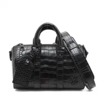 ヴィトン クロコダイル キーポルXS N80241 ブラック RFID反応あり