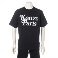 ケンゾー コットン Tシャツ S メンズ ブラック FE55TS1914SY