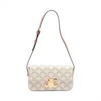 8.6までSALE CELINE サングル　バケット　スモール ベージュ セリーヌ サングルバケット スモール レザー ショルダーバッグ