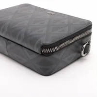 ディオールオム 04SS ブラックレザー ショルダーバッグ エディ期 DIOR HOMME - ディオール・オム DIOR HOMME ショルダーバッグ
