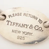 ティファニー オーバルタグ ブレスレット チェーン リターントゥ Tiffany & Co. - 【美品】ティファニー オーバルタグ