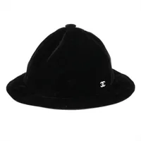【ほぼ未使用美品】CHANEL グレー・ホワイト ワイドブリムハット Champion チャンピオン 遮熱UVハット(アイボリー): 通常