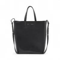 美品✨セリーヌ　ハンドバッグ　バーティカルカバ　スモール　2way ブラック セリーヌ バーティカルカバスモール レザー 2WAYハンドバッグ