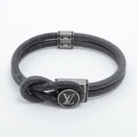 【良品❗】ルイヴィトン　LVロゴ　ブレスレット　本革レザー❗ レザー（本革） Louis Vuitton(ルイヴィトン) ブレスレット