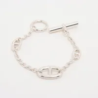 希少☆入手困難【HERMES】ファランドールブレスレット Silver エルメス ファランドール80+ブレス18センチ♪ | ひまわりdiary♡