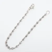 【な】クロムハーツ クロスボールウォレットチェーン ロング インボイス付 CHROME HEARTS クロムハーツ（原本有） 2BALL LONG 1クリップ