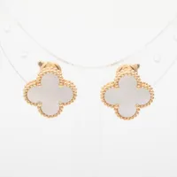 ［VINTAGE］アルハンブラ シェルピアス ★Aランク 楽天市場】ヴァンクリーフ＆アーペル Van Cleef & Arpels
