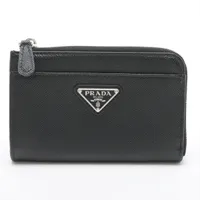 PRADA サフィアーノグリーン コインケース 本体付属品全て有り A3716823.JPG