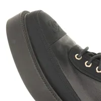 シャネル ココマーク レザー ショートブーツ 36 1/2 レディース