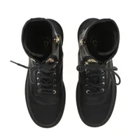 シャネル ココマーク レザー ショートブーツ 36 1/2 レディース