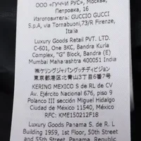 グッチ シルク ノースリーブワンピース 38 レディース ブラック