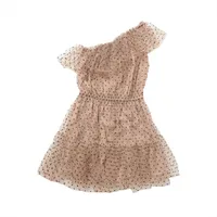 グッチ 23AW ナイロン ワンピース 36 レディース ベージュ