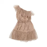 グッチ 23AW ナイロン ワンピース 36 レディース ベージュ