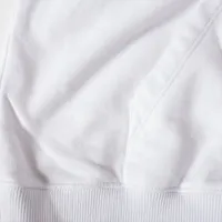 フェンディ 23年 コットン パーカー XL メンズ ホワイト FY1143