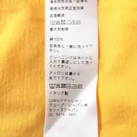 [VINTAGE] CELINE コットンTシャツ S メンズ イエロー★SAランク セリーヌ コットン Tシャツ S メンズ イエロー 2X681671Q ロゴ